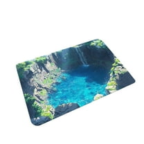 3D Optical Illusion Hole in The Floor Rug Front Door Mat 23.62" x 15.75", Playroom Floor Carpet Mat Non-Slip for Indoor Outdoor Entrance, Living Room, Office, Bedroom, Study, Terrace Porch B