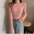 thumbnail image 5 of Autumn Winter Women Sweaters Casual Long Sleeve Knitted O Neck Pullover Sweater Femme Basic Solid Jersey Tops Fashion Clothes, 5 of 5