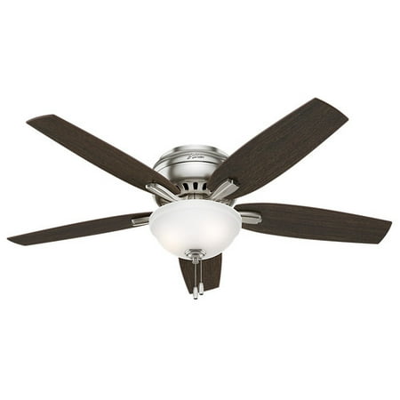 Hunter Antero 46 In Led Indoor Matte Black Ceiling Fan With Light