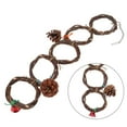 thumbnail image 4 of Bird Ring Swing Toy, Safe Hook Design Simple To Use  Ring Toy Hand Knitted  For Parrots For Birds 5 Rings, 4 of 8