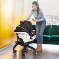 thumbnail image 5 of Gold Shyft DualRide with Carryall Storage Infant Car Seat and Stroller Combo (Onyx Black), 5 of 47