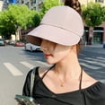 thumbnail image 3 of Prolriy Sun Hats for Women Beach Summer Sun Hat for Casual Everyday Wear or Outdoors Beach Hats for Women Pink, 3 of 5