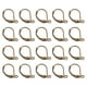 thumbnail image 1 of Ganchos de aretes LeverBack Uxcell 100Pack, gancho de alambre francés para aretes, bronce, 1 of 6