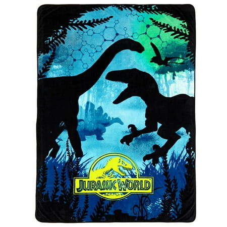 Jurassic World Landscape Reversible Twin Comforter and 3 ...