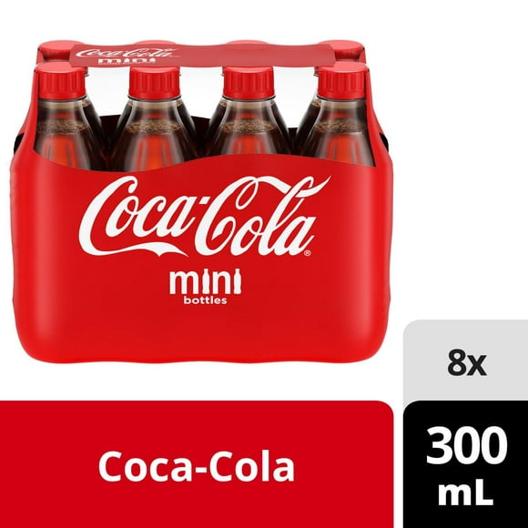 Coca-Cola 300mL Mini Bouteilles, paquet de 8 300mLx8