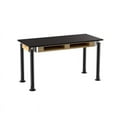thumbnail image 2 of NPS Signature Series 24x54" Metal Science Lab Table with Phenolic Top in Black, 2 of 5