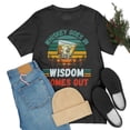 thumbnail image 3 of Whiskey Goes In Wisdom Comes Out Vintage Sunset Drink Gift Tee S-3XL, 3 of 4