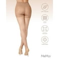 thumbnail image 6 of MeMoi Women's Light Support Maternity Tights with Extra Large Waist (Medium/Large, Nude), 6 of 11