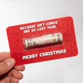 thumbnail image 1 of Christmas Decorations Outdoor Event & Party Funny Christmas Holder Clip For Wallet Santa Bill Card Holder With Message Card Fun Stocking Stuffer For Friends & Family Party Balloon, 1 of 5
