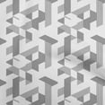 thumbnail image 1 of oneOone Rayon Gray Fabric Moire Craft Projects Decor Fabric Printed By The Yard 56 Inch Wide, 1 of 4