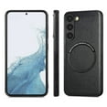 thumbnail image 2 of Feishell Fit for Samsung Galaxy S23 (6.1 inch) Case,Built in Magnets for MagSafe Charger,Drop Protection Durable PU Leather Ultra Thin Lightweight Support Wireless Charging Magnetic Phone Cover,Black, 2 of 12