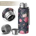 thumbnail image 2 of 20 Oz Pioneer Flower Coffee Tumbler Double Wall Insulated Stainless Steel Water Bottle | Metal Reusable Thermoses Flask with Cup Cap | Leak & Sweat Proof with Anti-Dust Lid, 2 of 7