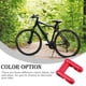 thumbnail image 5 of Greeniant Bicicleta plegable SP8, vástago doble, elevador de manillar de 25,4mm, piezas elaboradas rojas/negras/plateadas/doradas, manijas huecas Ciclismo Rojo Greeniant OD023856-02, 5 of 6