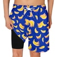 thumbnail image 4 of Kcolen Boys Swim Trunks with Compression Liner Toddler Swimsuit Boy Swim Shorts Bathing Suits Boxer Brief Swimming Trunks, 4 of 5