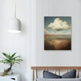 thumbnail image 3 of ONETECH Framed Canvas Print Wall Art Surreal Storm Cloud Sky Landscape Fantasy & Sci-Fi Abstract Illustrations Modern Art Bohemian Scenic for Living Room, Bedroom, Office - 16x20 Inch, 3 of 3