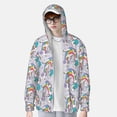 thumbnail image 2 of Fotbe Unicorn DoingYoga Chaqueta con Protección Solar UPF 50+ para Hombre y Mujer, Camisa con Capucha y Bolsillos-X-Large, 2 of 7