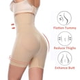 thumbnail image 5 of MISS MOLY Womens Seamless Butt Lifter Shapewear Tummy Control High Waist Thigh Shaper Slimmer Shaping Shorts, 5 of 6