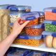 thumbnail image 4 of Sistema KLIP IT PLUS Food Storage Containers Starter Kit, 2 x 180ml, 2 x 400ml, 1 x 1 l & 1 x 2.2 l, Airtight, Leak-Proof Seal, BPA-Free, 6 Pack, 4 of 7
