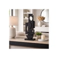 thumbnail image 3 of Modern Stacked Sculpture for Home Decor and Bathroom - Contemporary Accent for Shelf and Coffee Table Decor - Decorative Figurine for Office, Mantel Display, and Living Room - 24", Black, 3 of 13