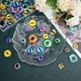 thumbnail image 5 of 60Pcs 30Styles Dragon Eyes Glass Cabochon Luminous Cat Eyes Glass Cabochons Glow in The Dark Animal Eyes Flatbacks for Art Props DIY Craft Making 16/20/25mm, 5 of 7