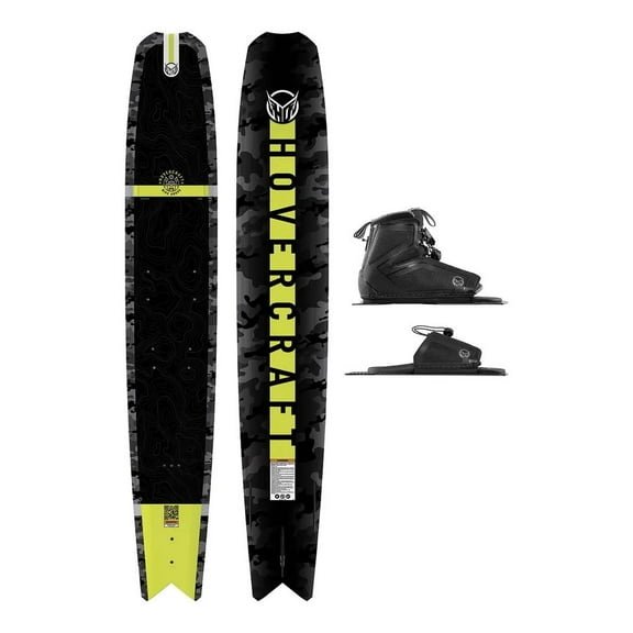 HO Sports Hovercraft Fluro Camo 67 Waterski with Stance 110 Boots size 7-11/RTP