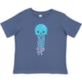 thumbnail image 3 of Inktastic Cute Jellyfish, Little Jellyfish, Blue Jellyfish Girls Baby T-Shirt, 3 of 5