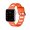 Orange, variant on Silicone Link Looped Silicone Band for Apple Watch 40/41/42mm - Black