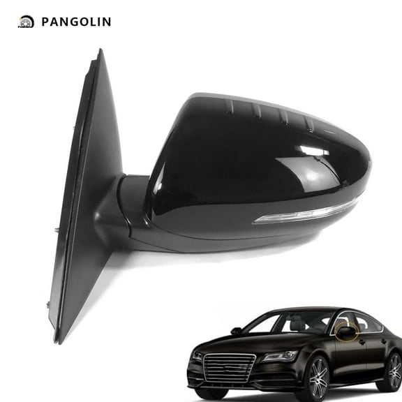 PANGOLIN Left Side View Mirrors KI1320152 876102T110 Fits for 2011-2013 Kia Optima Power Glass Power Turn Signal 5 Pins Driver Side Mirror Assembly