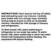 Parent’s Choice Breast Milk Storage Bags, 6 oz, 100 Count