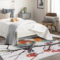 thumbnail image 4 of Robin Area Rug 6x9, Watercolor Rugs for Living Room, Japanese Carpet, Soft Non Slip Machine Washable Fluffy Easy Clean, for Bedroom Dining Room Floor Home Decor Rug Km&-364, 4 of 7