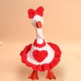 thumbnail image 5 of 7 Inch Easter Desk Goose Outfits,Valentine's Day Goose Outfit,Desktop Goose Costume,Heart Porch Goose-Clothes Fits,Cute Geese Decor Accessories,Hot Pink, 5 of 7