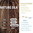 thumbnail image 4 of Gorro de seda SOLZEK Real para dormir, envuelta para el cabello, gris oscuro, 4 of 7