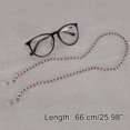 thumbnail image 4 of Cadenas para gafas de 1 pieza Unique Bargains, cordón para mascarilla, cadena de perlas multicolor para gafas de 25.98" marrón, 4 of 5