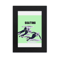 thumbnail image 1 of Athletic Art Ice Marco de Fotos de escritorio imagen Arte Negro Pintura 5x7 pulgadas, 1 of 4