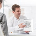 thumbnail image 3 of Portable Small White Board,Reusable Dry Erase Board with Stand,Desktop Whiteboard for Office Meeting Bussiness, 3 of 5