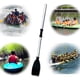 thumbnail image 3 of Paleta doble desmontable hecha de aleación de aluminio espesado, paleta fuerte de 2 uds para bote inflable, canoa, kayak, bote de remos Adepaton LKX-1196, 3 of 7