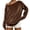 Brown, variant on Womens Off Shoulder Velvet Sweatshirt Long Sleeve Oversized Pullover Kangaroo Pocket Casual Daily Top