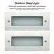 thumbnail image 5 of Bearachild Luz de pared para exteriores IP65, puerta impermeable, lámpara empotrada Rectangular montada en la pared, jardín, patio, paso, patio trasero, Iluminación y accesorios Luz blanca Bearachild HA066202-01, 5 of 6