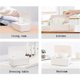 thumbnail image 2 of Wet Wipes Box, Toilet Paper Box, Plastic Wipes Dispenser, Tissue Box, Napkin Box (White), 2 of 4