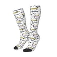 thumbnail image 2 of Balery Dachshund Dog Puppy Printed Novelty Socks Men's Women's Crew Socks Sports Socks Knee High Socks Cotton Socks Quirky and Cool Socks, 2 of 9