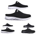 thumbnail image 6 of NOKIO Men's Knitted S𝗅ip On Mules Outdoor Casual Walking Shoes Non-S𝗅ip Lightweight Comfortable Sandals Summer Breathable Slippers for Travel Vacation Beac𝗁 Wear, 6 of 6