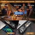 thumbnail image 4 of Linterna Recargable para Camping CLOVPO 10000 Lúmenes Negra, 4 of 8