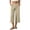Beige#01, variant on Linen Capri Pants for Women Summer High Waist Straight Leg Capris Casual Cropped Trousers 2026 Beach Travel Vacation Outfits Pink,S