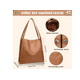 thumbnail image 3 of Bolso Para Mujer De Cuero Bolsa Tote Dama Bandolera Hombro Xtellar cafe, 3 of 4