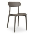 thumbnail image 4 of Moe's Home Collection Kent Outdoor Dining Chair Taupe - Set Of Two Plastic, 4 of 6