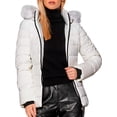 thumbnail image 4 of Chamarra Para Mujer Shendy Vendy Con Gorro Removible Peluche Suave, 4 of 5