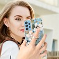 thumbnail image 4 of Allytech Galaxy A52 4G/5G Case Cover, Soft TPU Back Cover with Ring Holder Stand Shockproof Anti-Scratch Slim Fit Bumper Phone Case for Samsung Galaxy A52 4G/5G, Flower, 4 of 4