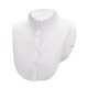 thumbnail image 1 of Cuello falso, diseño de cuello alto, algodón blanco para mujer, 1 of 2