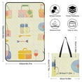 thumbnail image 2 of Bohemian Color Waterproof Picnic Blanket with Foldable Zipper, Suitable for Outdoor Use, Suitable for Travel, Camping, Beaches, Parks, Grasslands, Picnic Blanket Accessories, 2 of 8