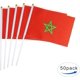 thumbnail image 2 of 50 Pack Hand Held Small Mini Flag Morocco Flag Stick Flag Round Top National Country Flags,Party Decorations Supplies For Parades,World Cup,Sports Eve, 2 of 5